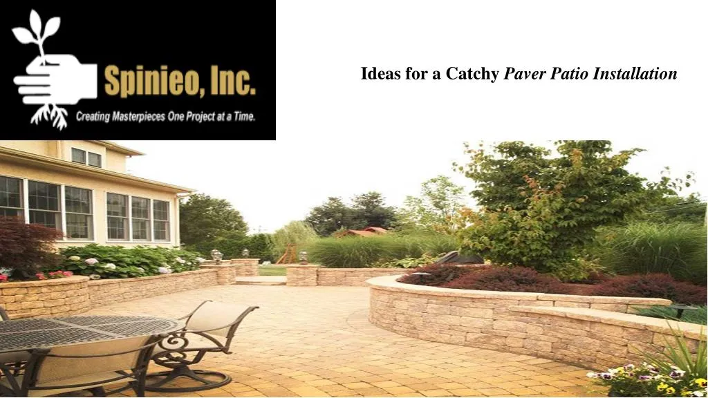 ideas for a catchy paver patio installation