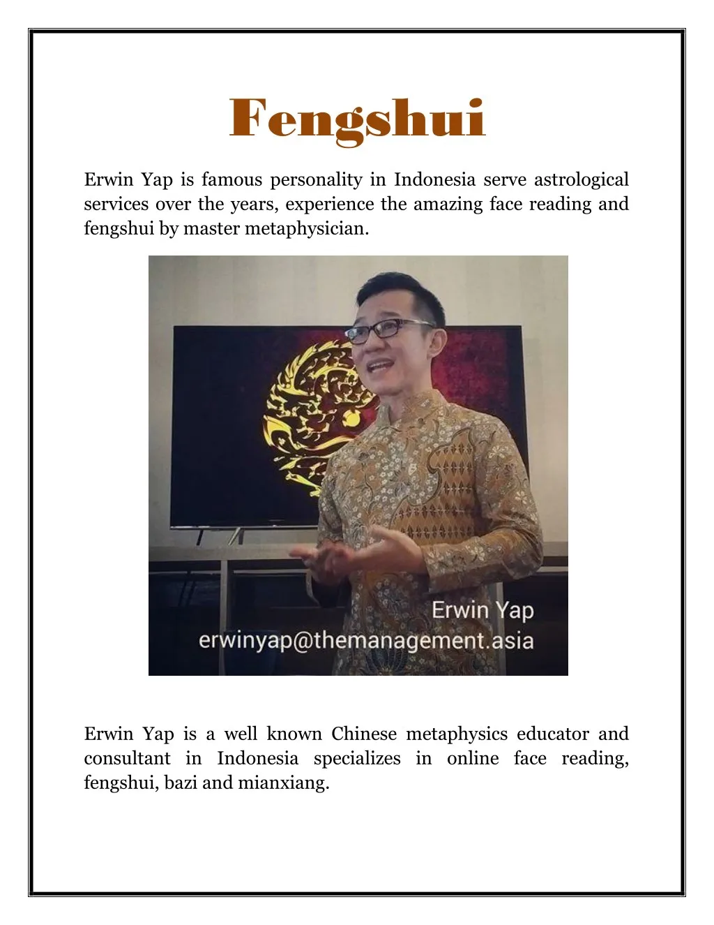 fengshui