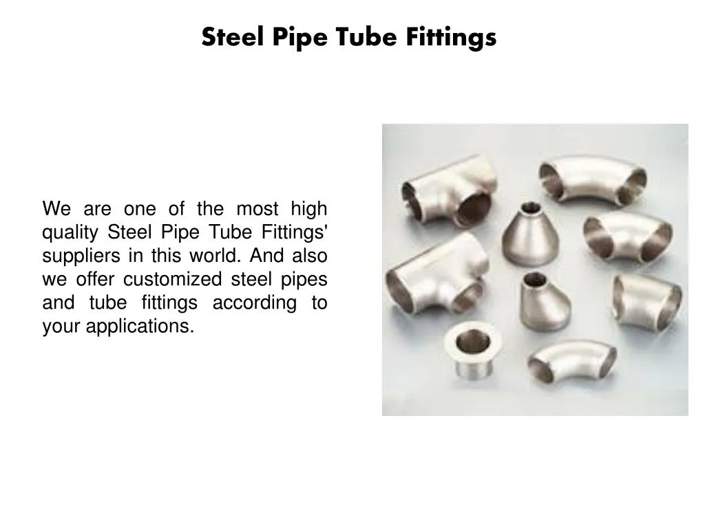 steel pipe tube fittings