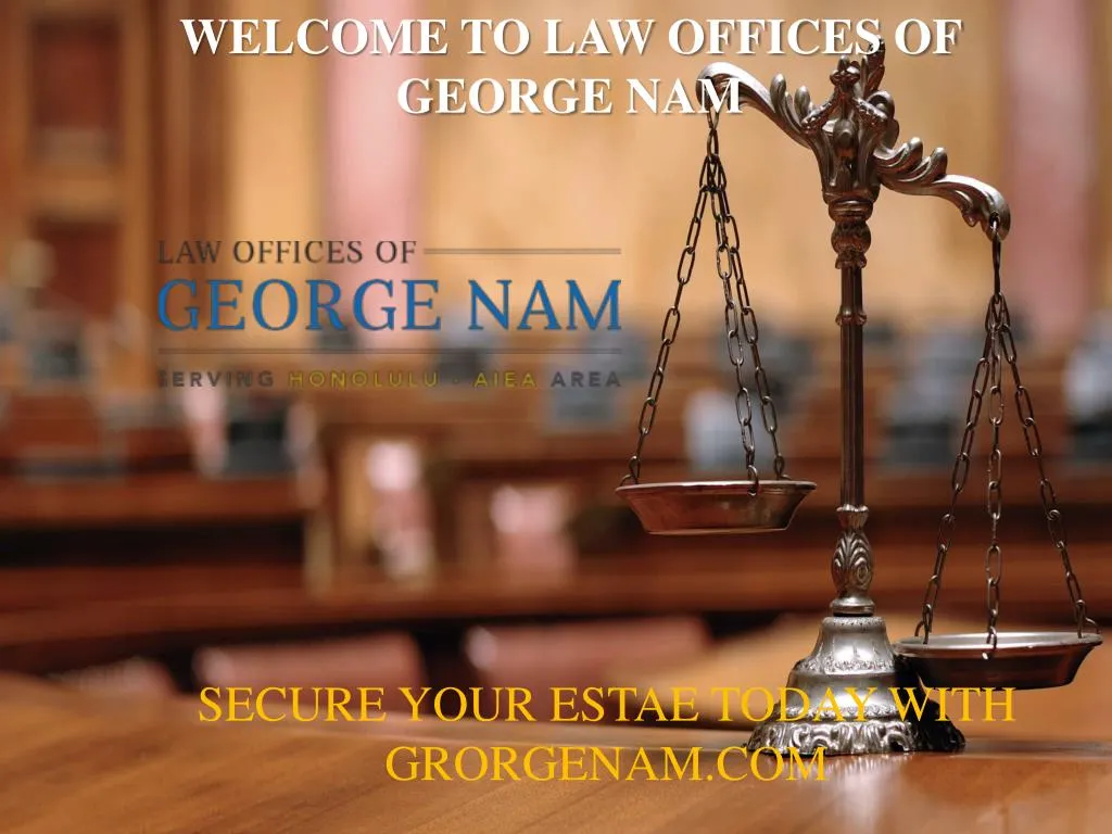 welcome to law offices of george nam