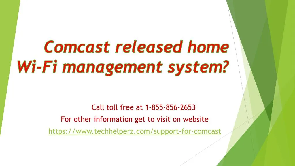 comcast released home wi fi management system