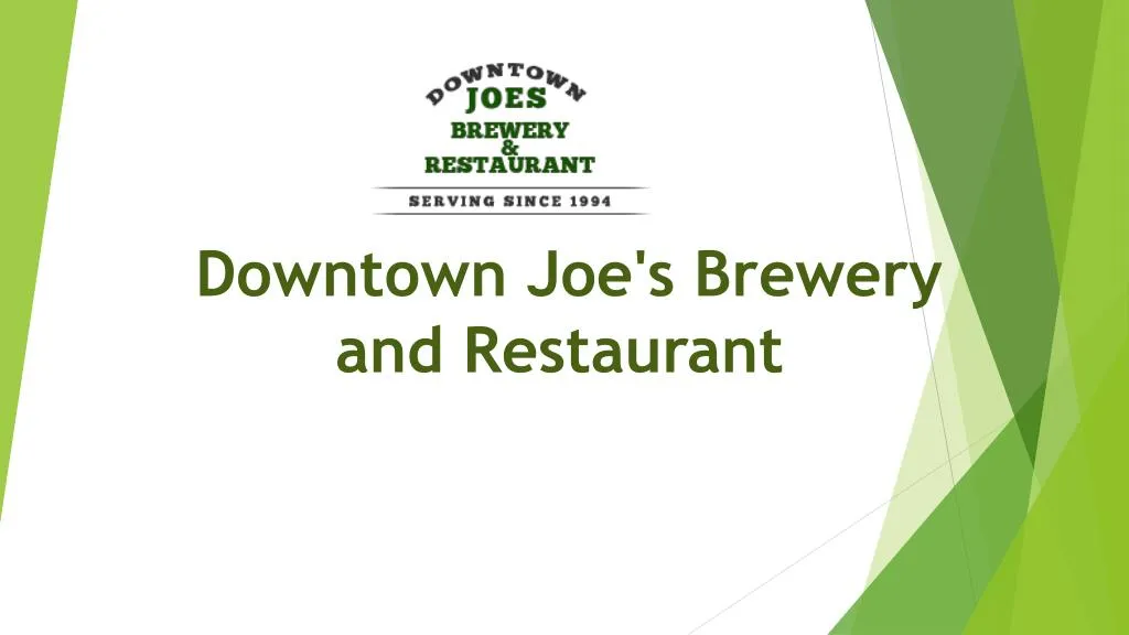 downtown joe s brewery and restaurant
