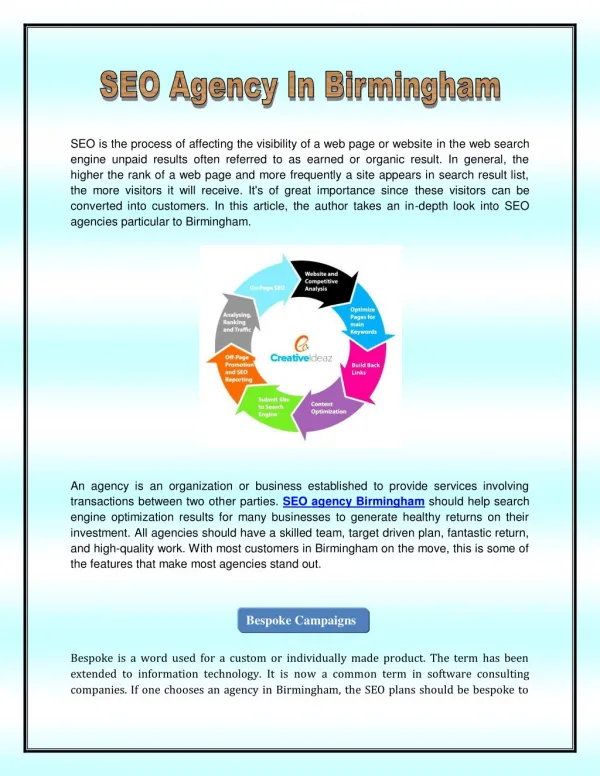 Seo Agency In Birmingham