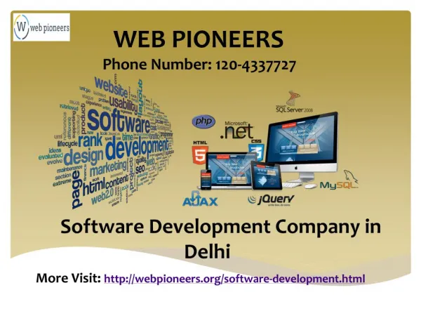 Software Development Company in New Delhi