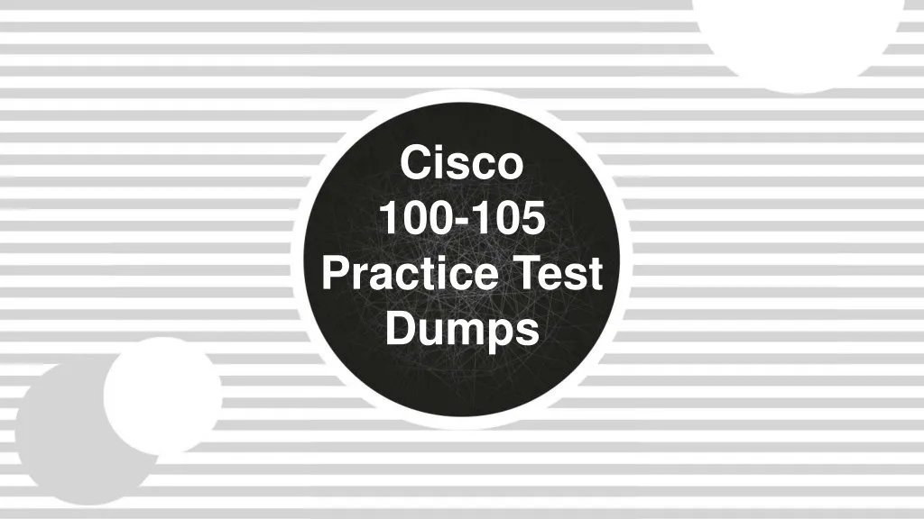 cisco 100 105 practice test dumps