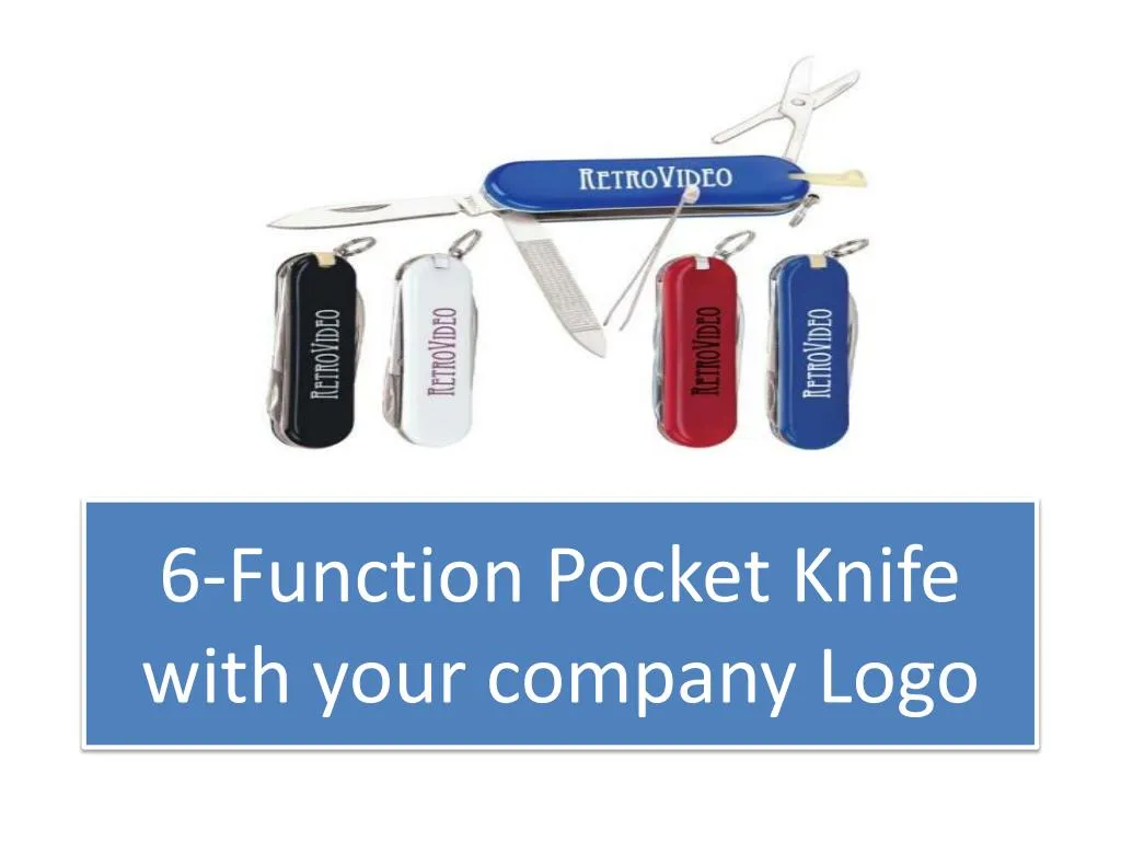 6 function pocket knife with your company logo