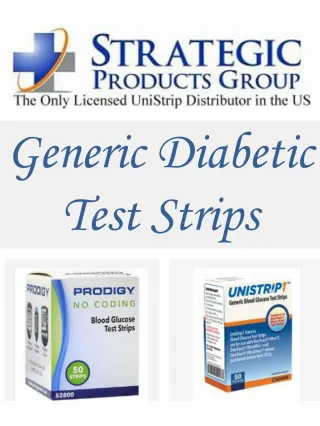Generic Diabetic Test Strips - slide 1