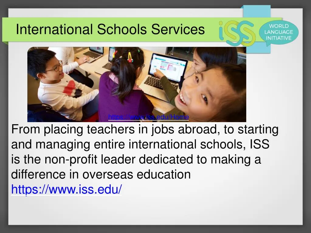 international schools services