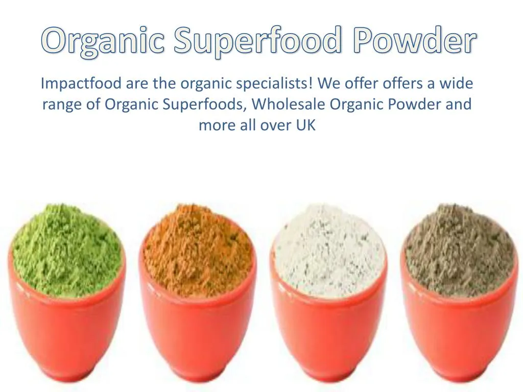 organic superfood powder