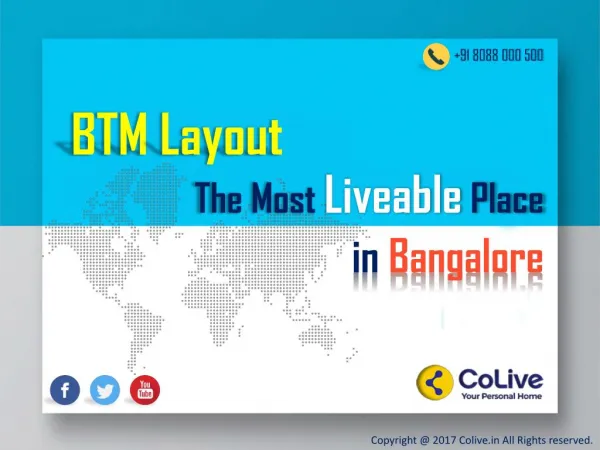 BTM Layout – The Most Liveable Place in Bangalore