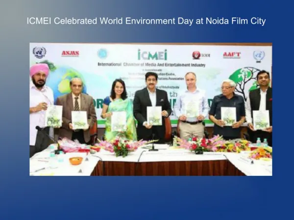 ICMEI Celebrated World Environment Day at Noida Film City