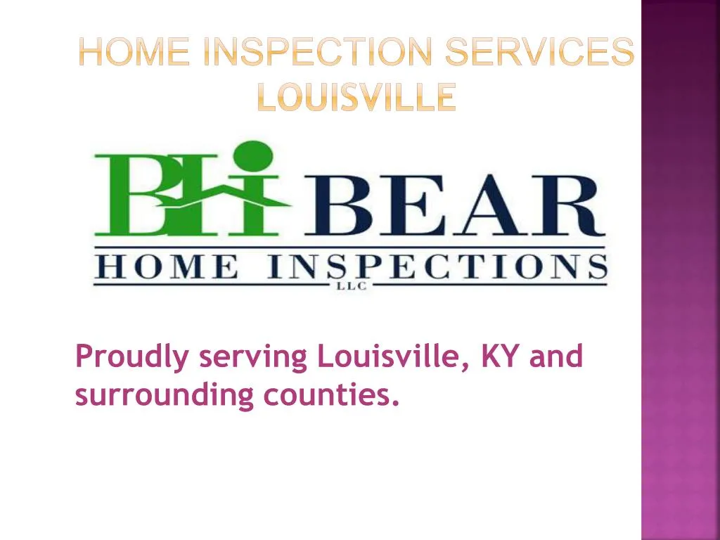 home inspection services louisville