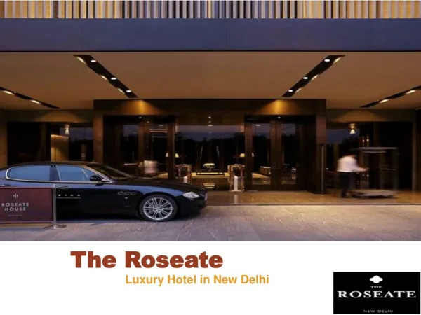 Roseate House - Stay in Best Hotel in Delhi Aerocity near Airport