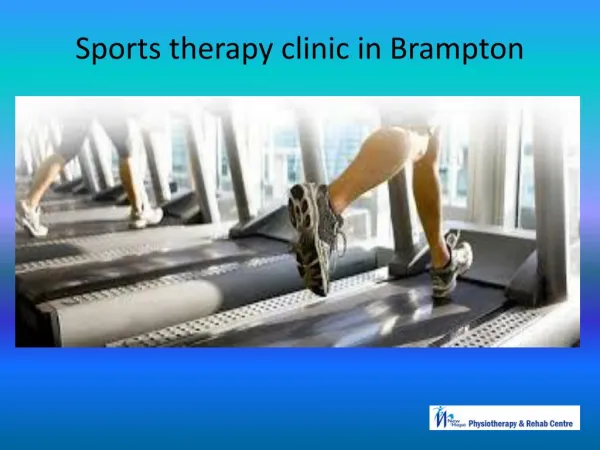 Sports therapy clinic in Brampton