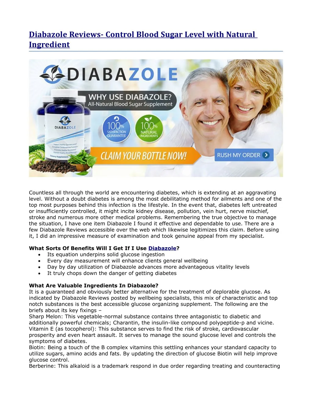 diabazole reviews control blood sugar level with