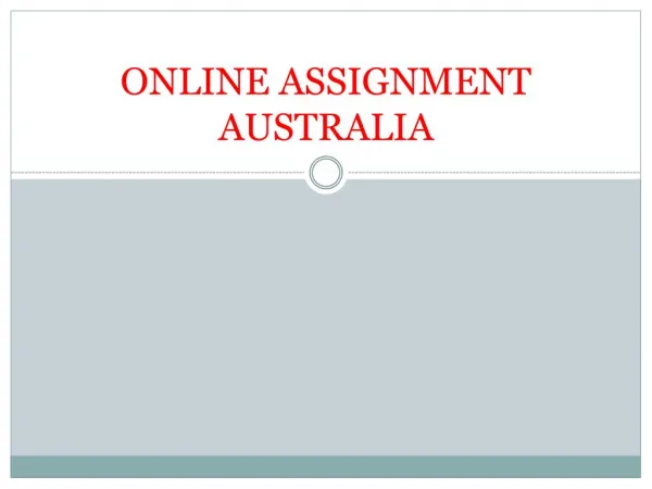 Online Assignment Help Australia:Assignmenthelp4me.com