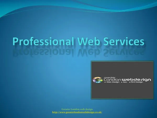 web Services- Greater London Web Design