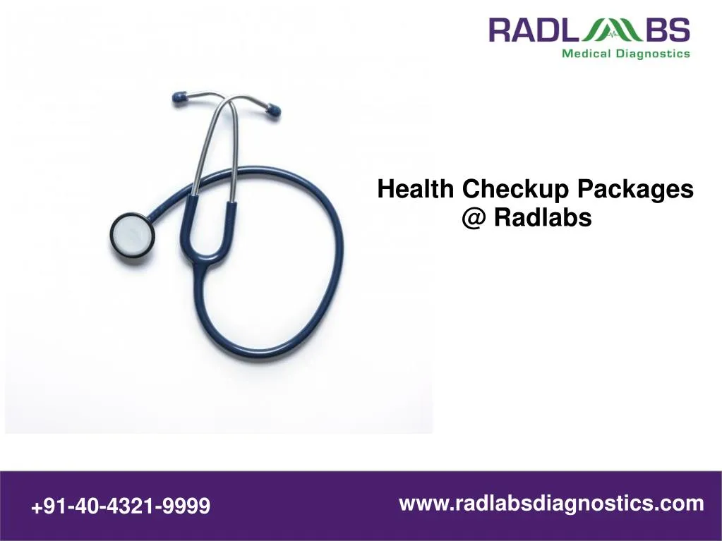 health checkup packages @ radlabs