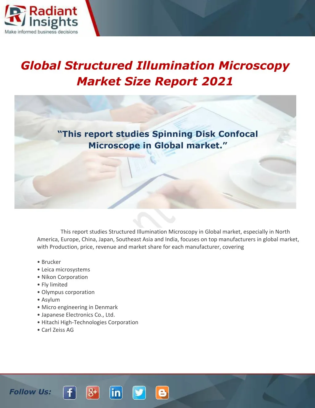 global structured illumination microscopy market
