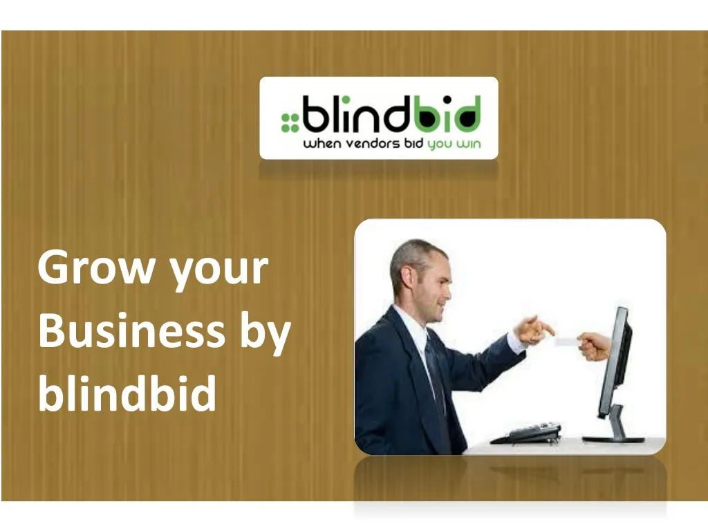 grow your business by blindbid