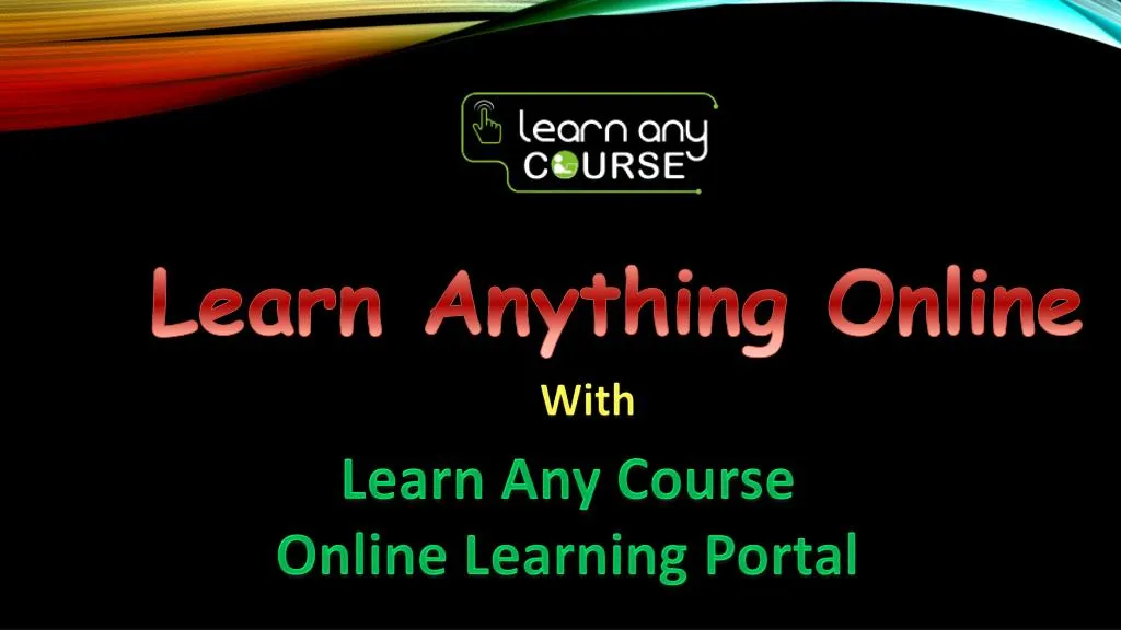 learn anything online
