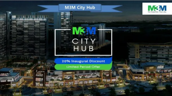 M3M City Hub Apartments Price Call 09953592848