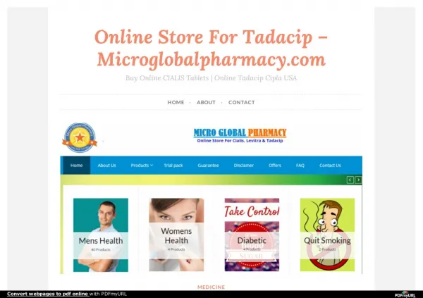Why Should You Buy Tadacip 20 Mg Online