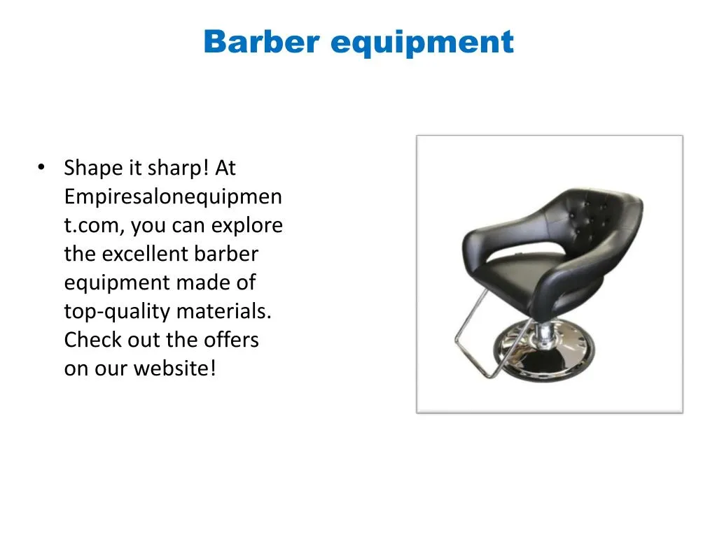 barber equipment
