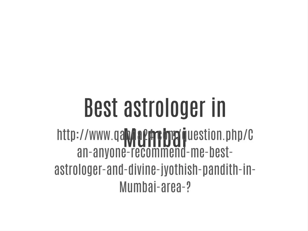 best astrologer in best astrologer in mumbai