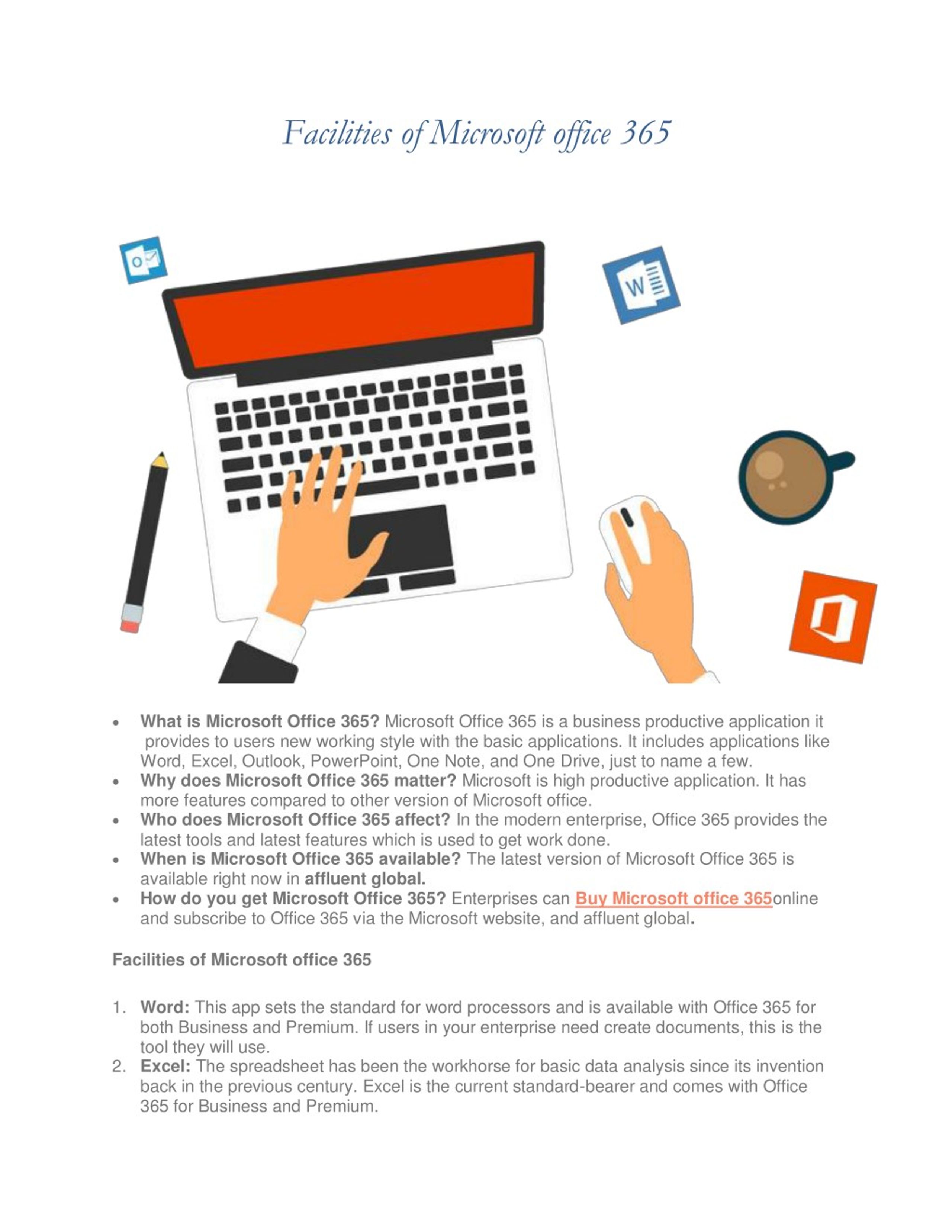 PPT - Facilities of Microsoft office 365 PowerPoint Presentation, free ...