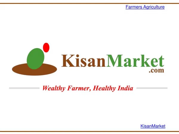 Kisan Market-Online Agriculture Market in India|Agricultural Products