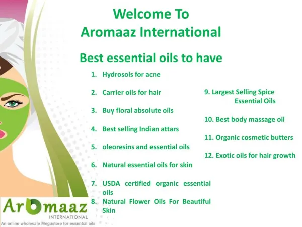 Worlds top Essential oils you must have