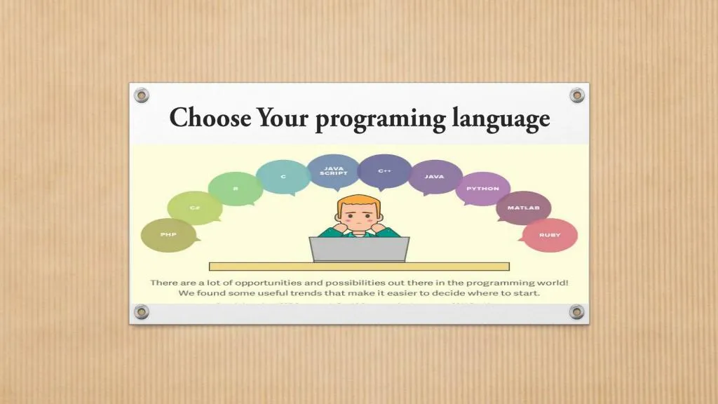 choose your programing language