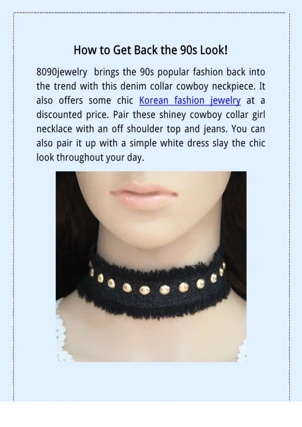 Korean Fashion Jewelry