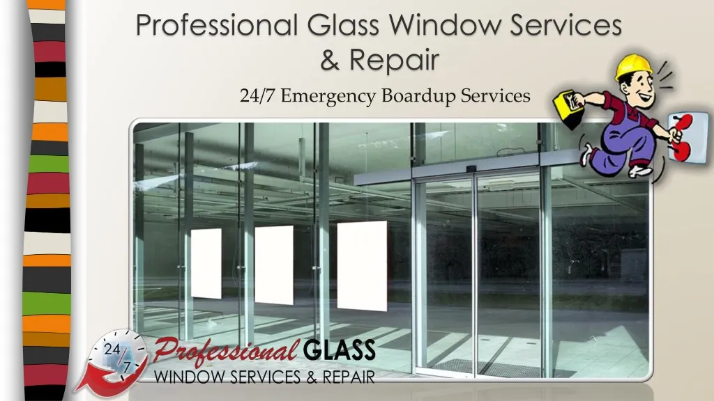 professional glass window services repair