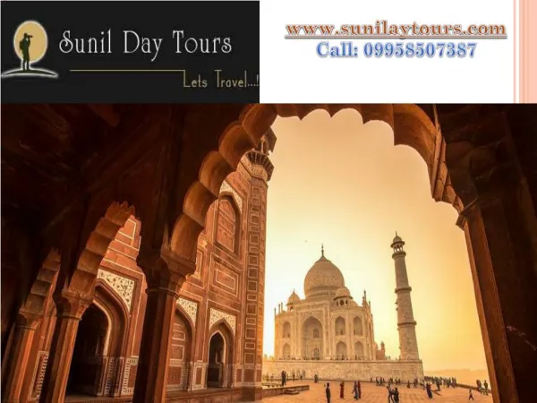 Sunil day tours golden triangle tour 4 days