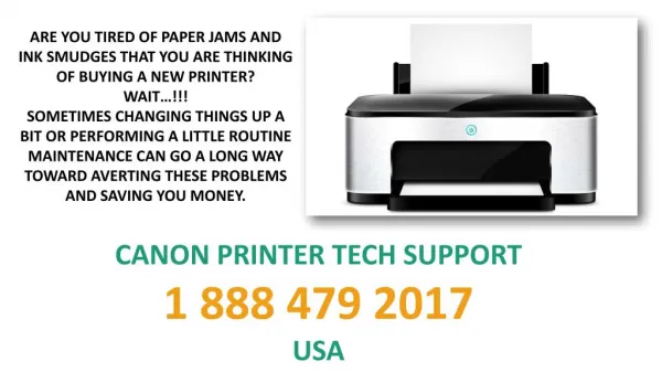 Printer Support For USA