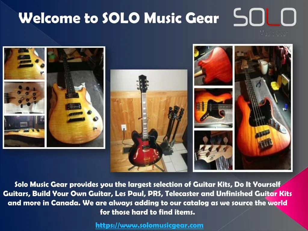 welcome to solo music gear
