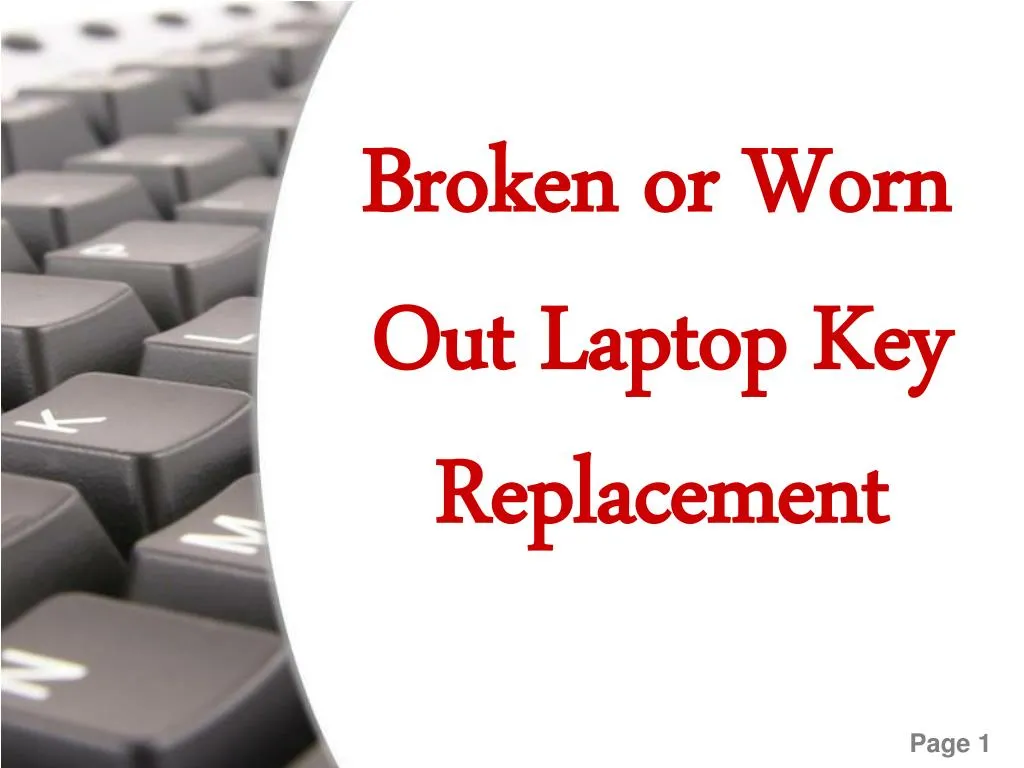broken or worn out laptop key replacement