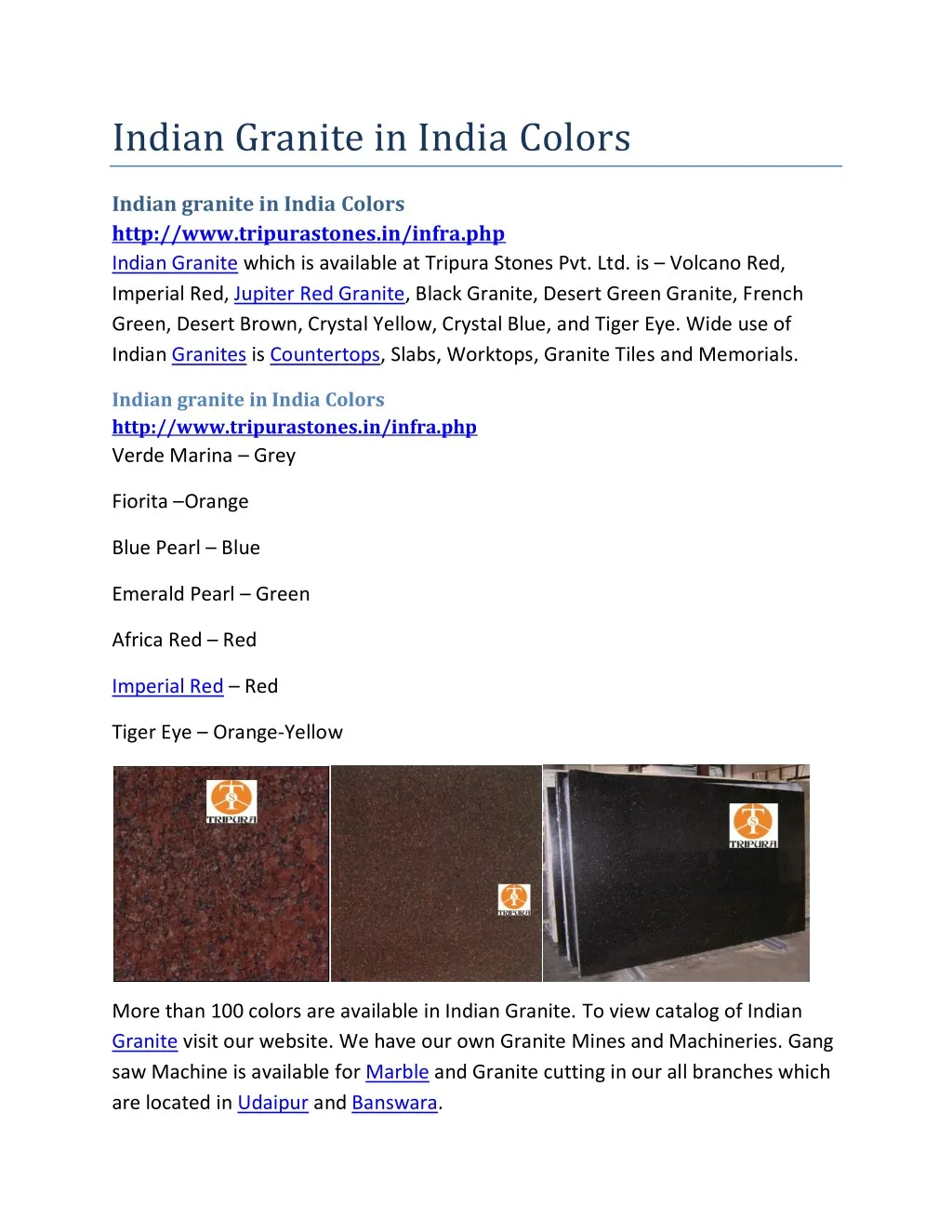 indian granite in india colors
