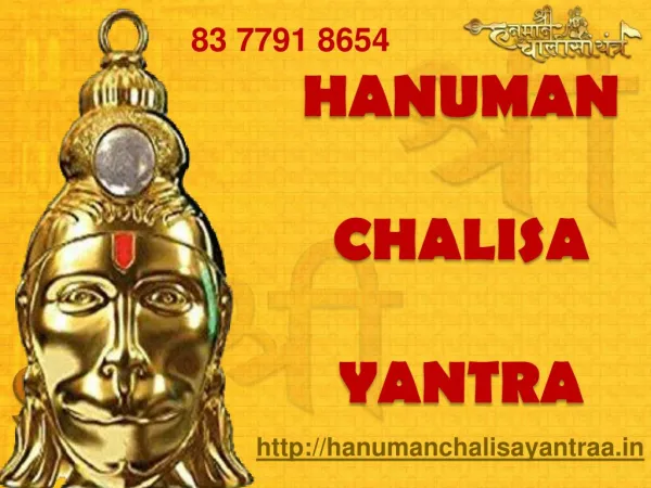Hanuman Chalisa Yantraa