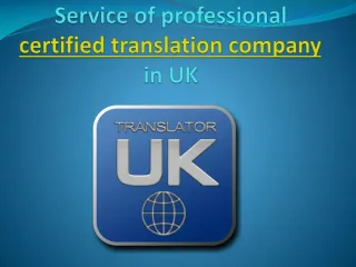 certified translation agency