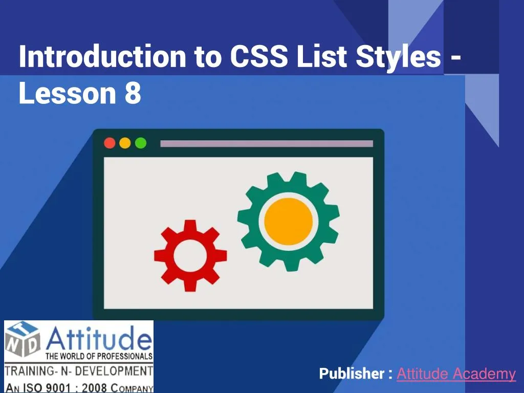 introduction to css list styles lesson 8