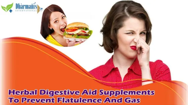 Herbal Digestive Aid Supplements To Prevent Flatulence And Gas
