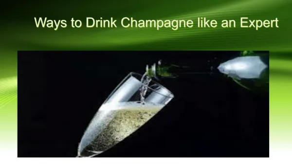 Ways to Drink Champagne like an Expert | Champagne Saber
