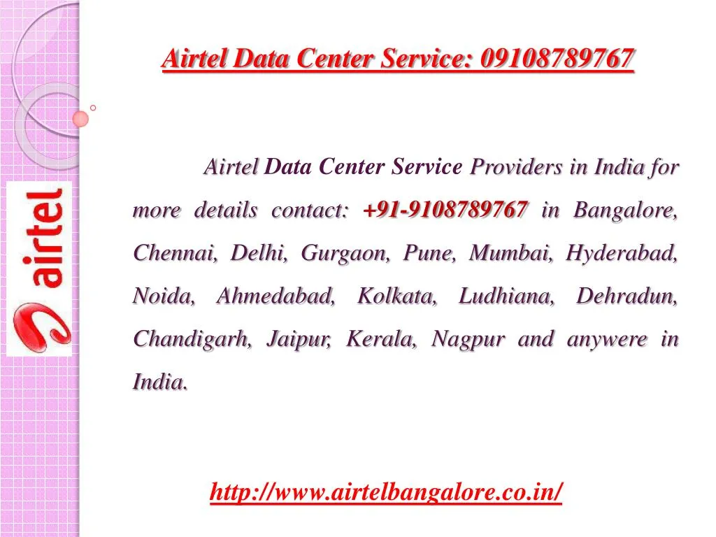 airtel data center service 09108789767