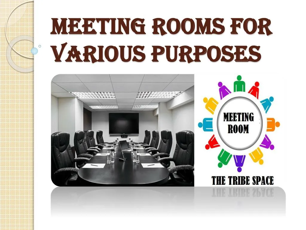 meeting rooms for various purposes
