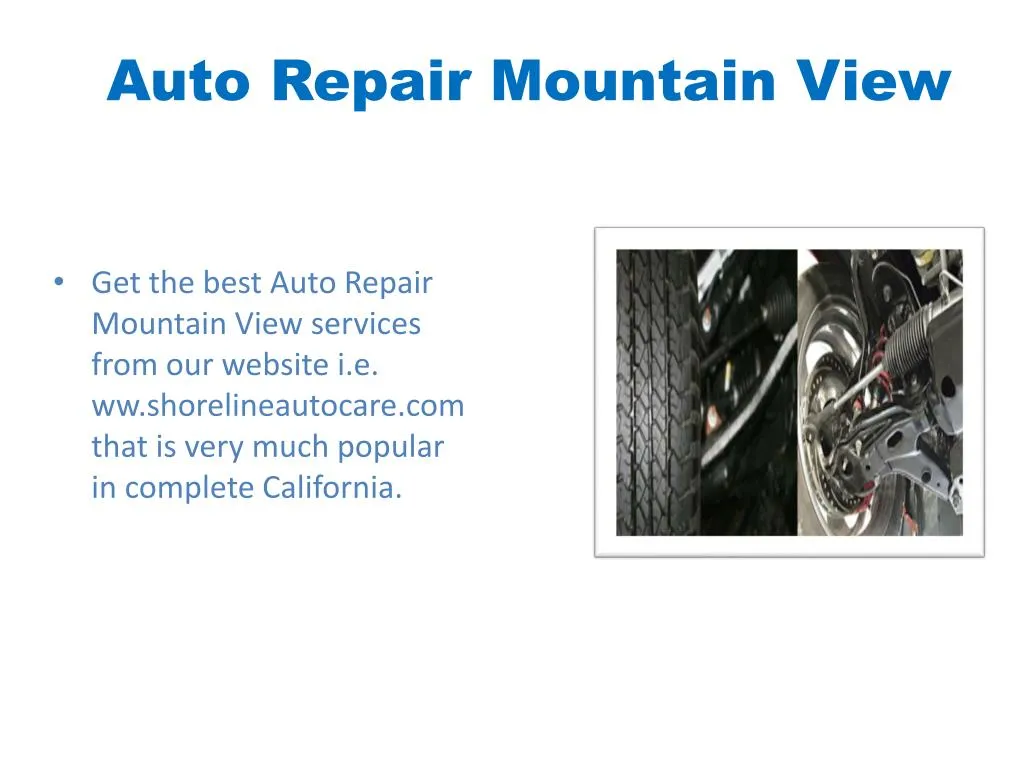 auto repair mountain view