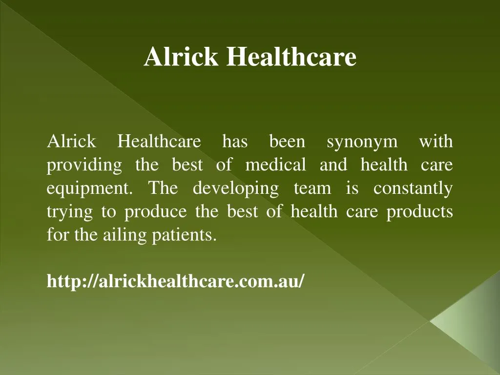 alrick healthcare