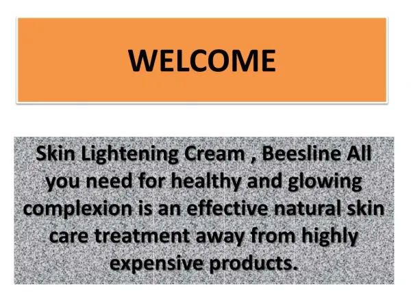 Best Skin whitening Cream